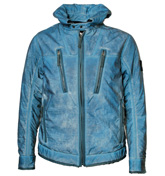 Blue Liquid Reflective Jacket