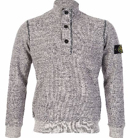 Stone Island Button Up Sports Melange Grey