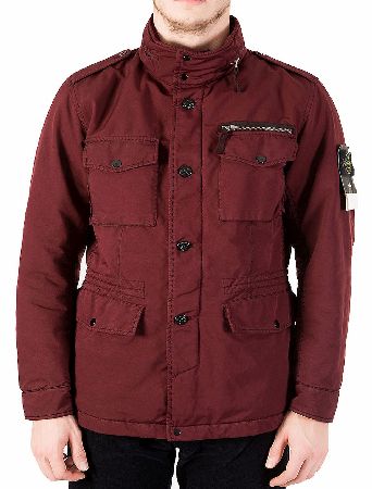 Stone Island David TC Field Jacket Burgundy