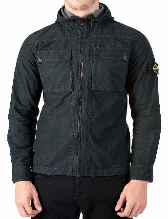 Stone Island Hooded Over Shirt Jacket