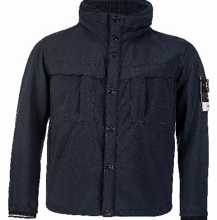 Stone Island Light Soft Shell-R Jacket Navy