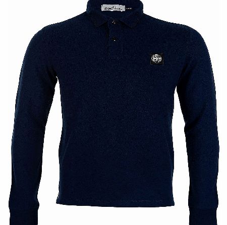 Stone Island Long Sleeve Blue Top