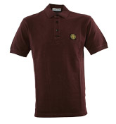 Maroon Pique Polo Shirt