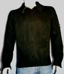 Stone Island Mens Black 1/4 Zip Sweater