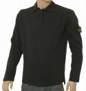 Stone Island Navy Cotton Polo Shirt