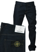 Regular Fit Dark Wash Badged Jeans