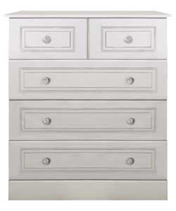 Stratford Assembled 3   2 Drawer Chest - White