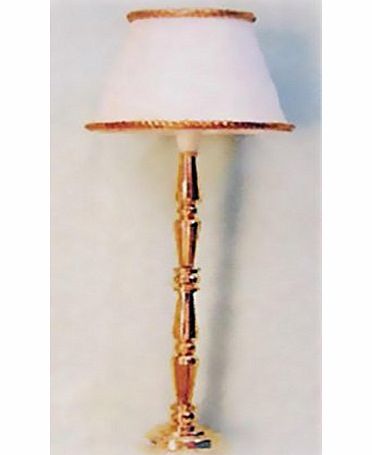 STREETS AHEAD Dolls Houses - Lighting - DE019 - Standard Lamp Wood/Brass