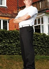 Stromberg Mens Plain Nano Golf Trouser