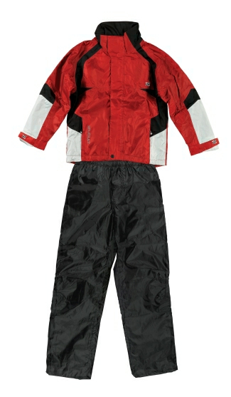 Stuburt HELIUM JUNIOR KIDS WATERPROOF SUIT Red/Black / 8-9 years