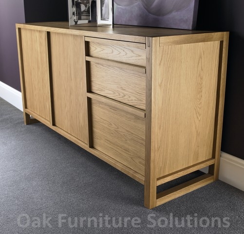 Oak Wide Sideboard