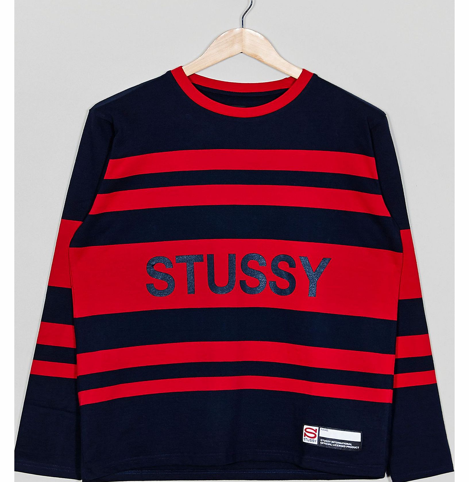 Logo Striped Long Sleeve Sweatshirt