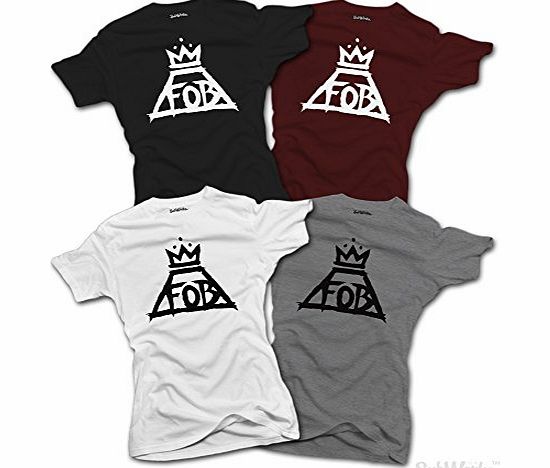 SubWorks Ltd. Womens Fall Out Boy T-SHIRT Save Rock amp; Roll Album Music (Small, Grey)