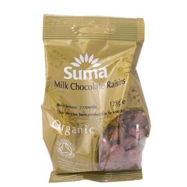 Organic Jumbo Raisins - Milk Chocolate - 125g