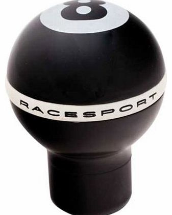  8500110 Gear Knob Aluminium Boxed 8-Ball - Black