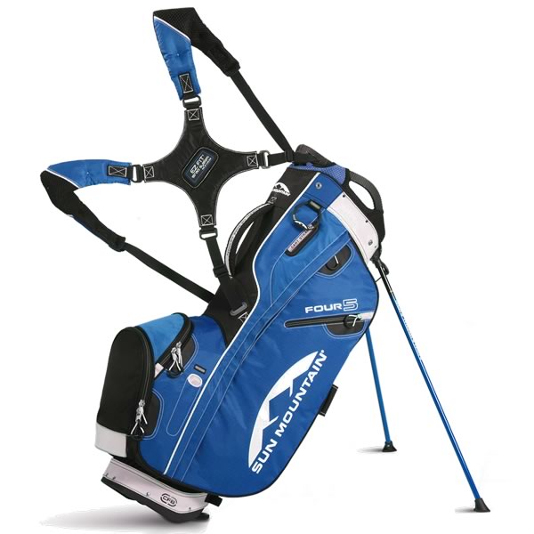 Four 5 Stand Bag White/Royal