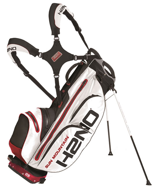 H2NO Staff Stand Bag White/Black