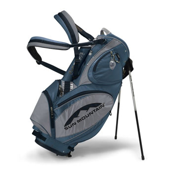 MPB STAND 2008 TROLLEY BAG BLUE/CHARCOAL