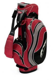 SCB TROLLEY 2008 CART BAG BLACK/RED