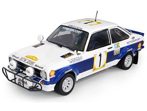 Sun Star Diecast Model Ford Escort RS1800 (Winner 1977 Safari Rally) in White