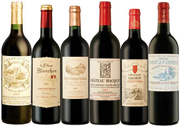 2005 Saint-Emilion Villages Six - Mixed case