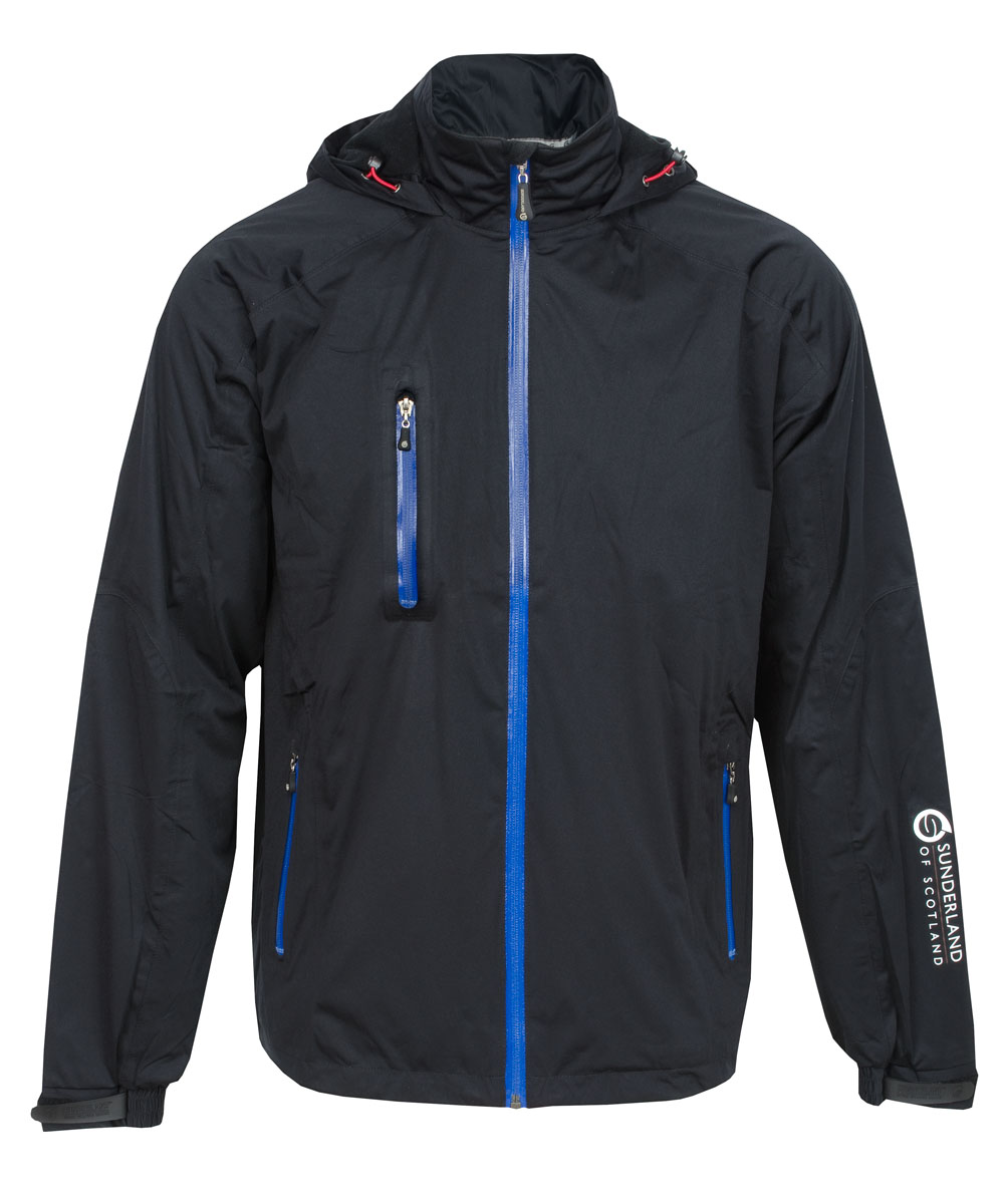 Golf WhisperDry Jacket Black/Blue