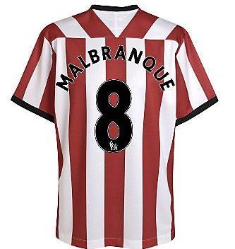 Sunderland Umbro 2011-12 Sunderland Umbro Home Shirt (Malbranque 8)