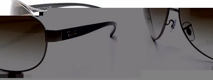  Ray-Ban 3386 Gunmetal / Gradient Grey Aviator