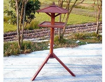 Sunny Pet Wooden Bird Feeder Table