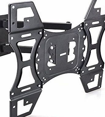 Sunydeal Cantilever Articulating Arm Swivel amp; Tilt Corner Wall Mount TV Bracket for 20 22 24 28 32 37 39 40 42 43 47 48 49 50 inch LCD LED 3D Plasma Smart HDTV, Load Capacity 40kg