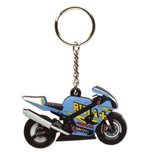 Superbike Merchandise RIZLA Suzuki Bike Keyring