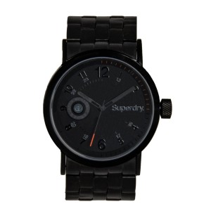 Superdry Gents Black Dial Bracelet Watch