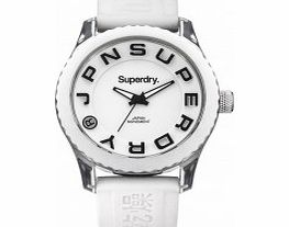 Superdry Ladies Tokyo White Silicone Strap Watch