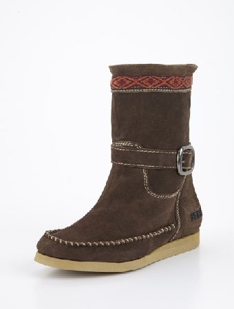 Superdry Novah Suede Calf Boots