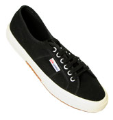 Black Canvas Lace Up Shoes