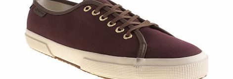 superga Burgundy 2227 Low Trainers