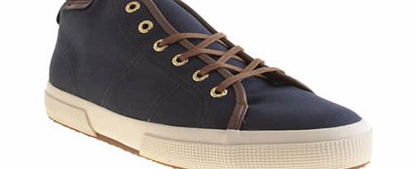 superga Navy 2228 Boot Trainers