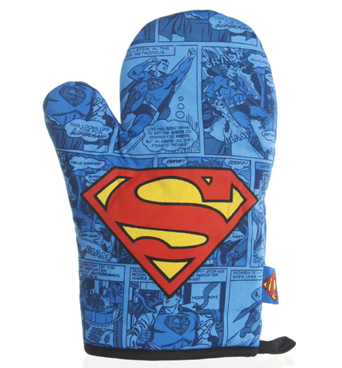 SUPERMAN Logo Padded Oven Mitt