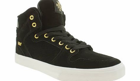 Supra Black Vaider Trainers