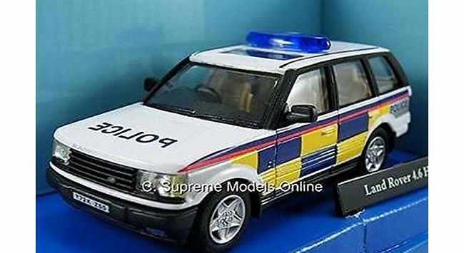 Supreme Range Rover 4.6Hse Land Rover Police Car 1/43 Model 4 Door Example T3412Z