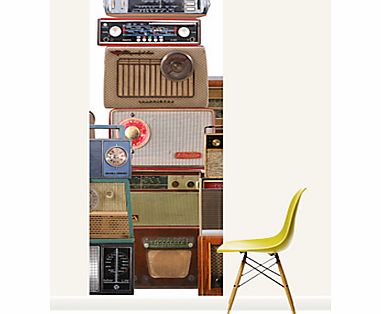 Surface View Radio Silence Wall Mural, 100 x 265cm