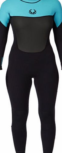 Surfdome Womens 3/2mm Fl Back Zip Wetsuit -