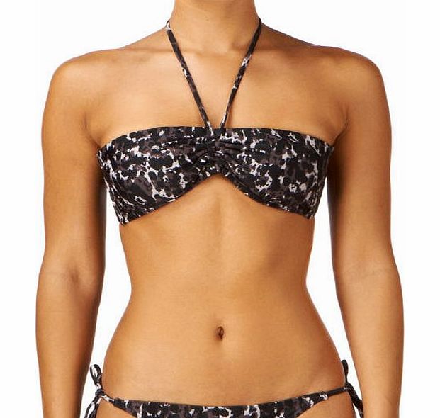 Surfdome Womens Surfdome Kalami Bandeau Bikini Top -