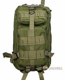 SURVIVOR US ARMY MILITARY COMBAT BACKPACK RUCKSACK HIKING BAG CAMOUFLAGE 30L 3P OLIVE