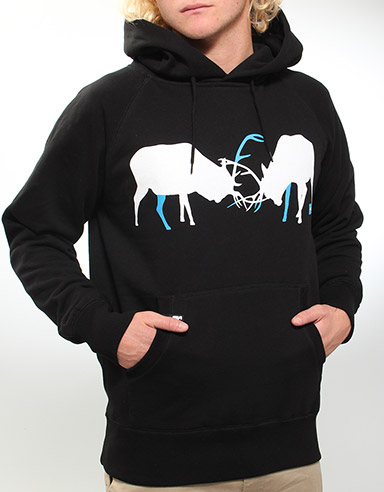 Rutting Organic hoody - Black