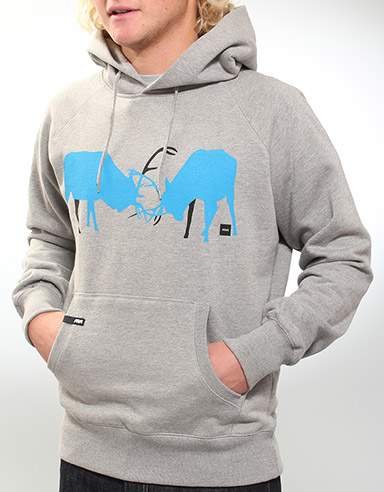 Rutting Organic hoody - Heather Grey