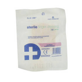 Blue Dot Sterile Finger Dressing 33mm x