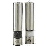 S/S Twin Pack Salt & Pepper Mill Set