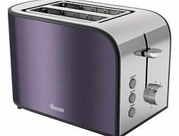 Swan ST17020PLUN 2 Slice Plum Toaster