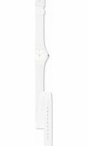 Swatch Ladies Cool Breeze White Dial Plastic